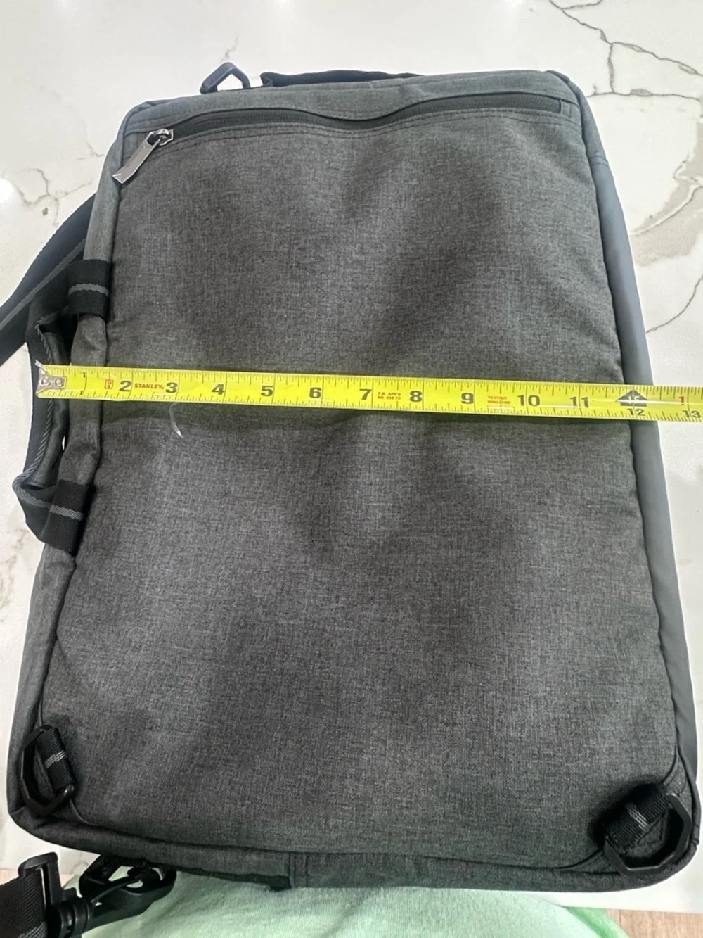 Solo New York Duane Hybrid Briefcase Backpack - Gray Holds 15.6” Laptop